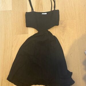 Black Cut out Dress
